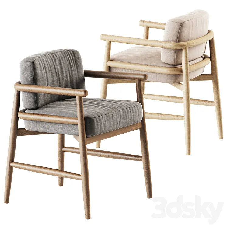 Armchair Teresina by Meridiani 3DSMAX Model