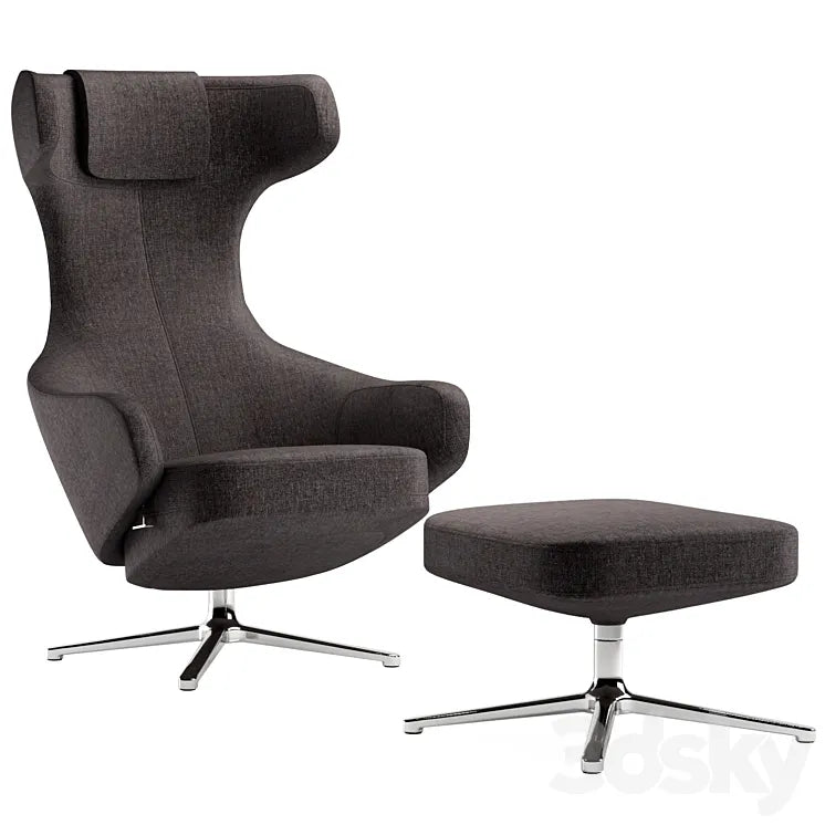 Armchair Vitra Grand Repos 3DSMAX Model