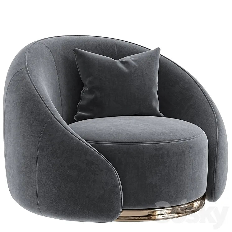 Armchair_Abbracci 3DSMAX Model