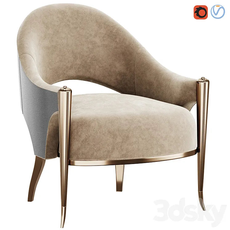 ARMCHAIR_PRETTY_LITTLE_THING 3DSMAX Model