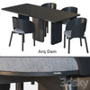 Arq Dam TEULAT Table and chairs 3DSMAX Model
