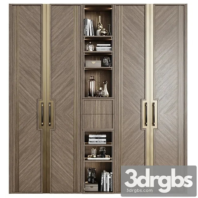 Art deco wardrobe 27 3D Model Free