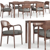 Artisan Neva table and Porada Ella chair 3DSMAX Model