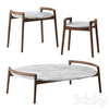 Ascanio coffee tables by Flexform 3DSMAX Model