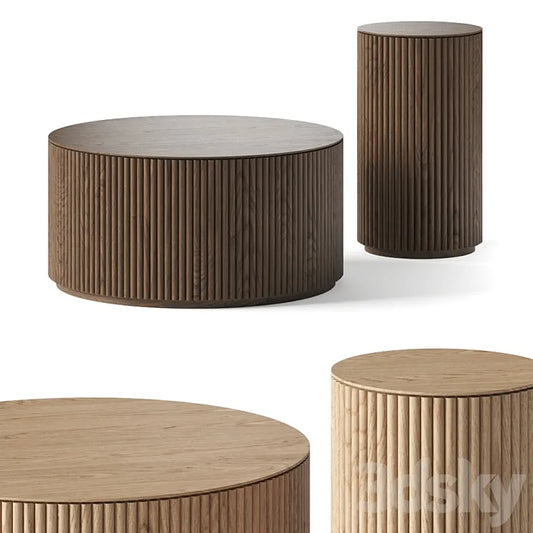 Asplund Grand Palais Coffee Tables 3DSMAX Model