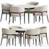 Aster Chair Play Table Dining Set 3DSMAX Model
