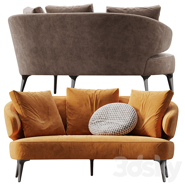 ASTON SOFA BY MINOTTI 3ds Max
