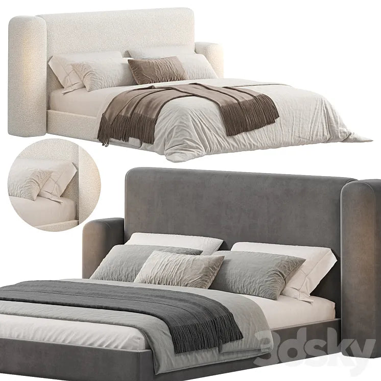 Asym Bed by shinebysho 3DSMAX Model