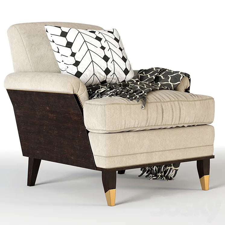 Aubriot salon Caracole chair 3DSMAX Model