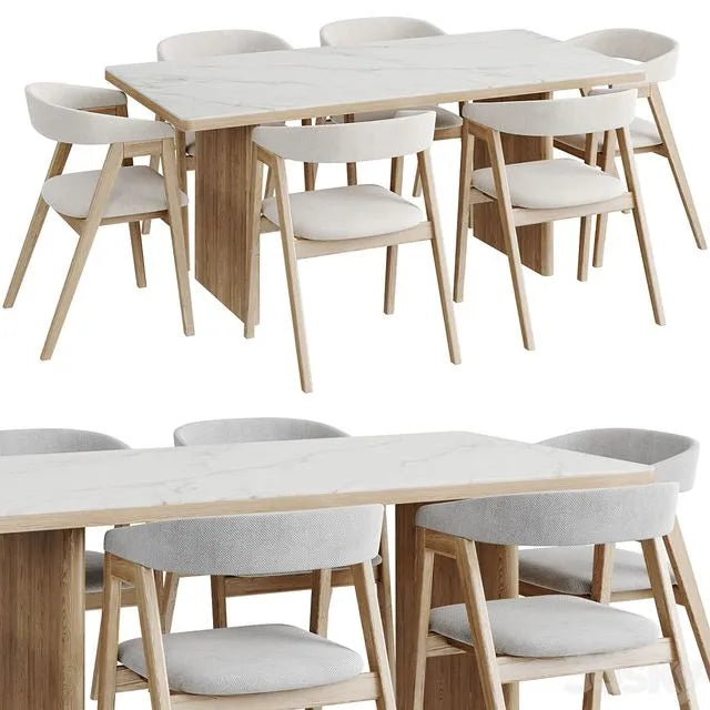 Audrey Trevor Dinning Set 132 3dsMax Model