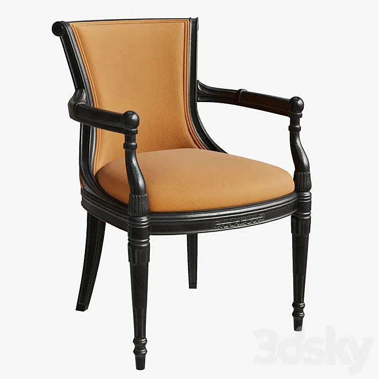 Avignon Upholstered armchair 3DSMAX Model