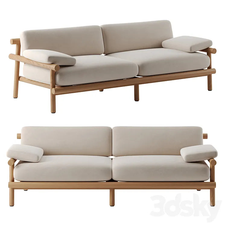 Ayana sofa by B&B Italia 3DSMAX Model
