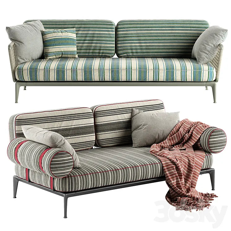 B & B Italia Ribes sofa 1 3DSMAX Model