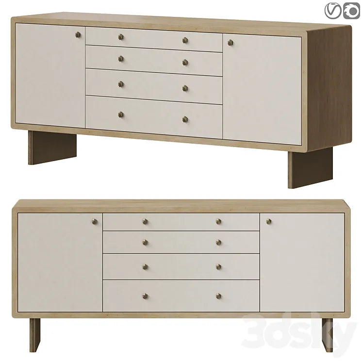 Baker Waterfall Credenza 3DSMAX Model