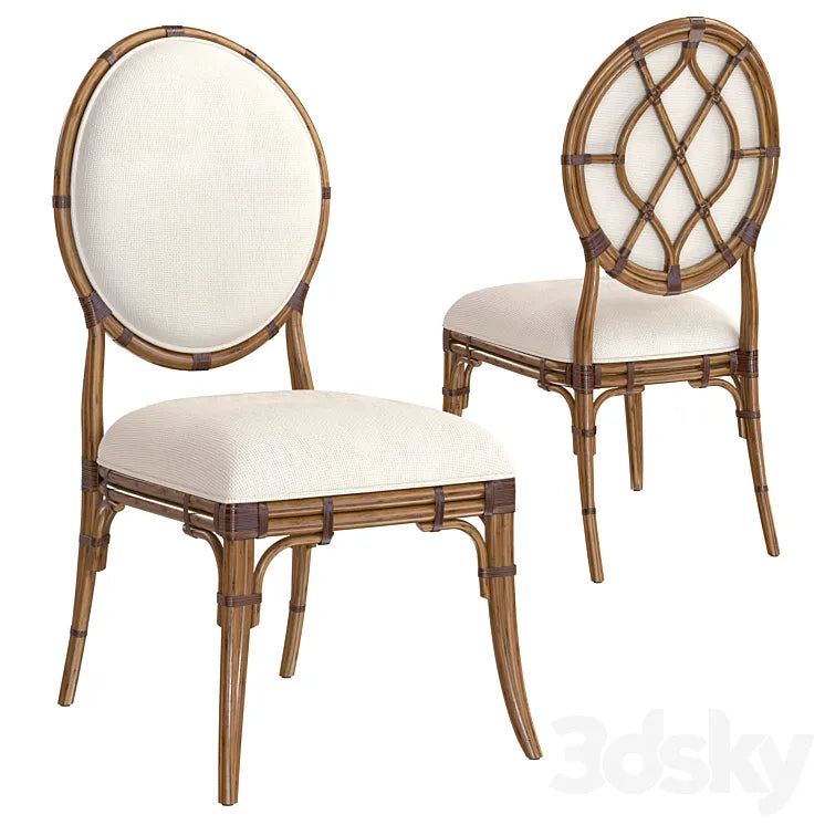 Bali Hai Upholstered Dining Chair 3DSMAX Model