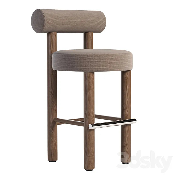 Bar Chair Gropius CS2 by NOOM 3DSMAX Model