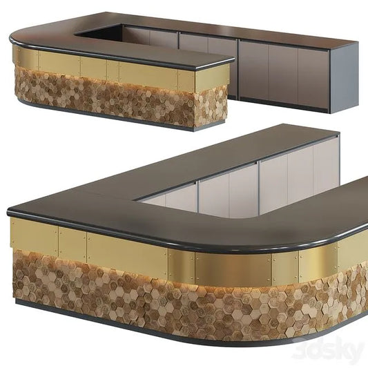 bar counter 3dsMax Model