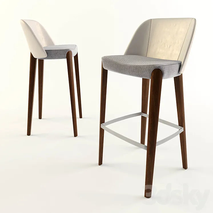 bar stool Bellevue Barstool 3DSMAX Model