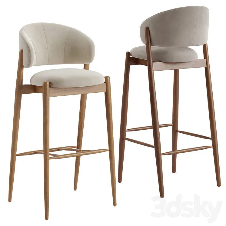 Bar stool Family Look 3DSMAX Model