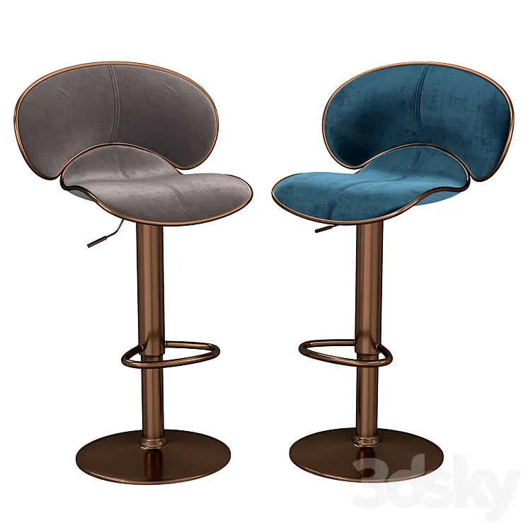 Bar stool Hoker 3DSMAX Model