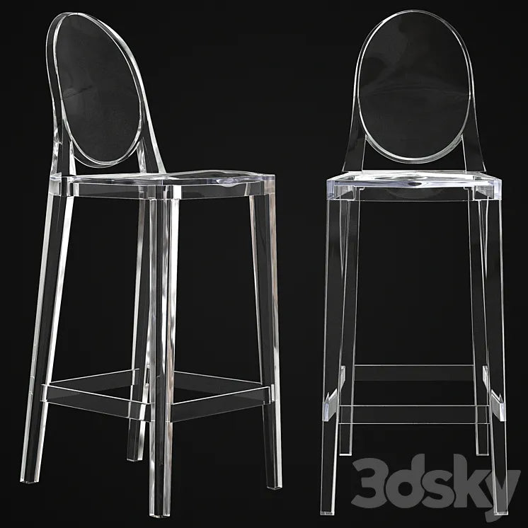 Bar stool Kartell One more 5890 3DSMAX Model