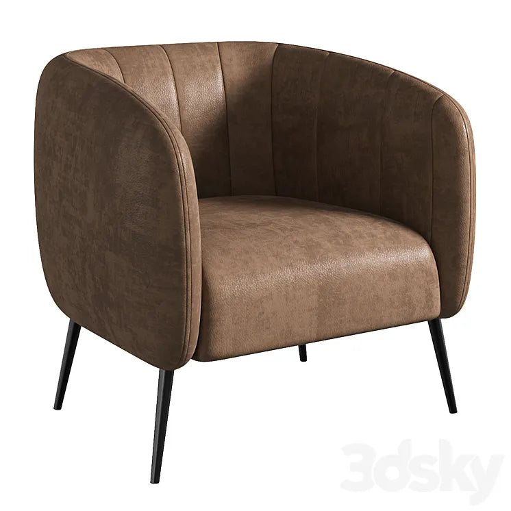 Barrel Accent Chair 3DSMAX Model