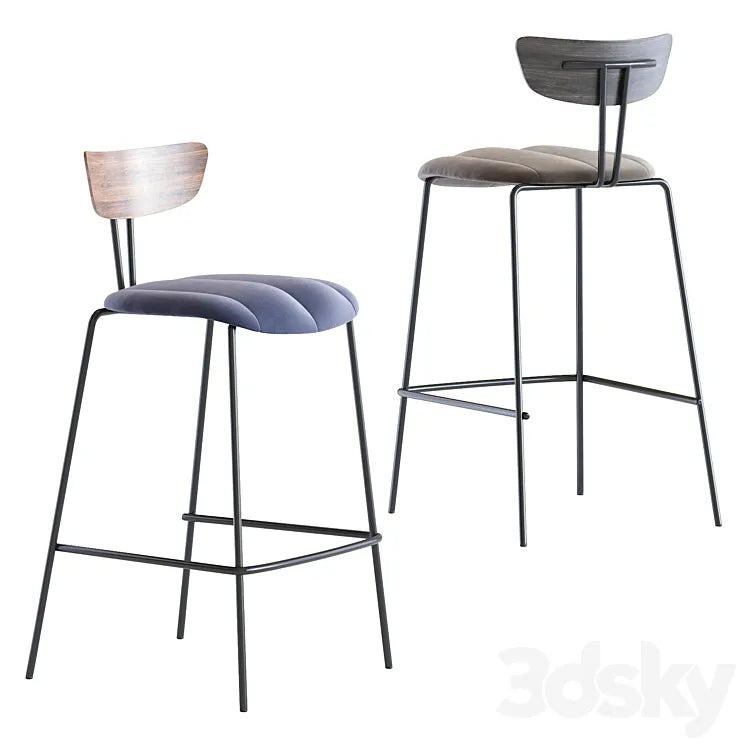Barstool apel 3DSMAX Model
