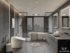 Bathroom – WC – Restroom – 3D Interior Scene – Modern Style – 129
