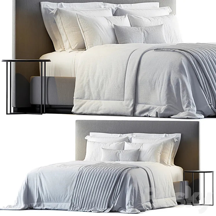 Bauci - Ovidio bed by B&B 3DSMAX Model