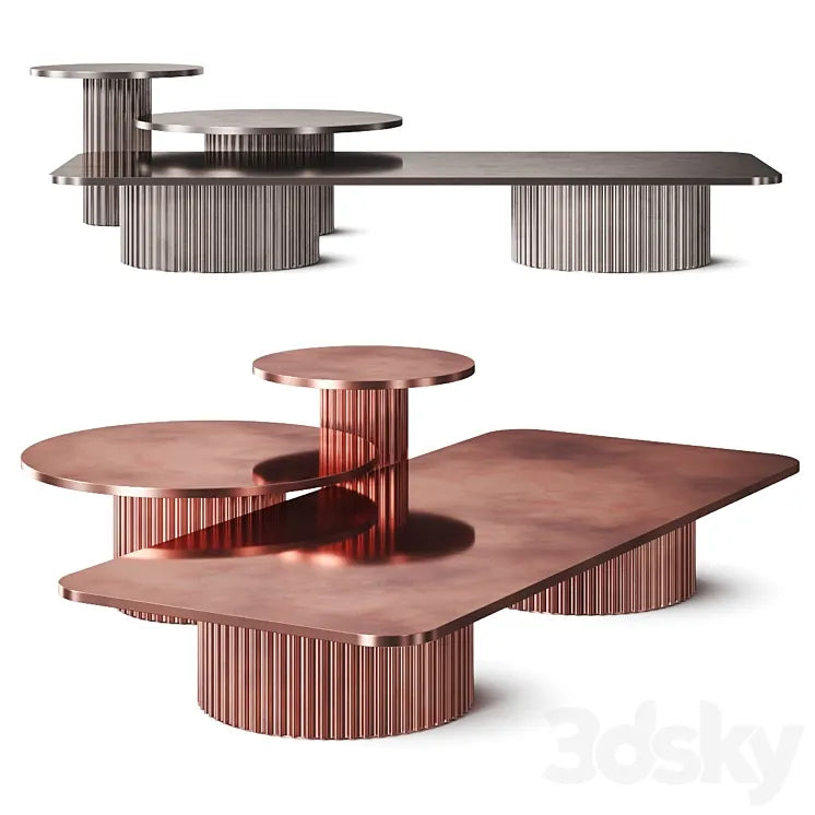Baxter Allure Coffee Tables 3DSMAX Model