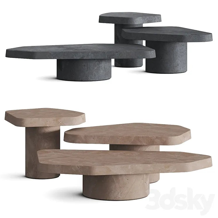 Baxter Bao Coffee Tables 3DSMAX Model