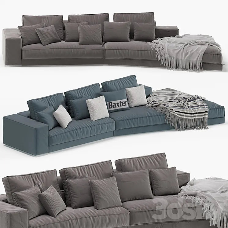 Baxter Budapest Soft Sofa 3DSMAX Model