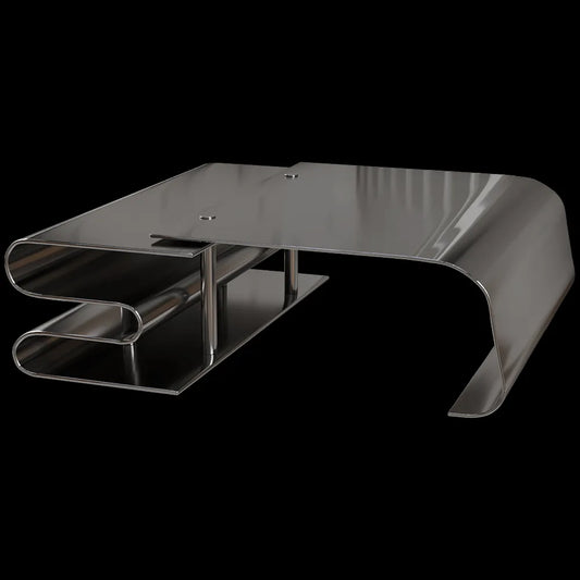 BAXTER - Coffee table Dune chrome 120 3ds Max