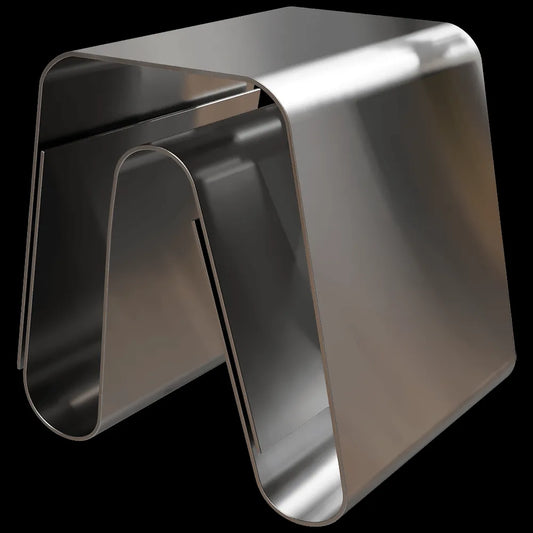 BAXTER - Coffee table Dune chrome 3ds Max