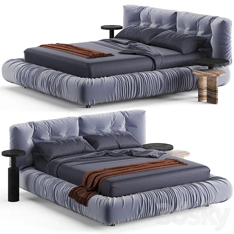 Baxter Milano Bed 3DSMAX Model