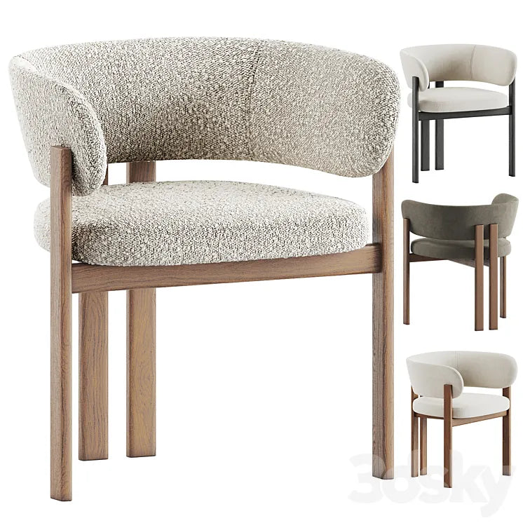 Bay Dining Armchair 3DSMAX Model