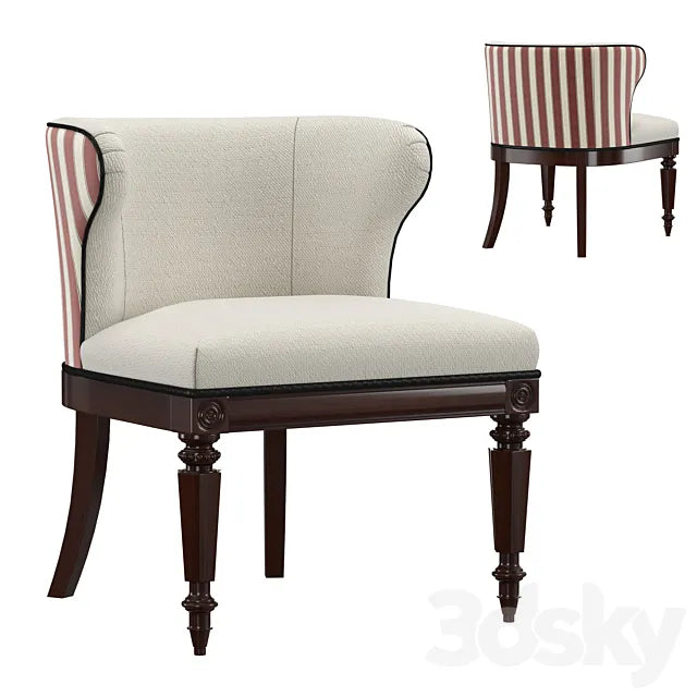 Baynard Conversation Chair 3ds Max