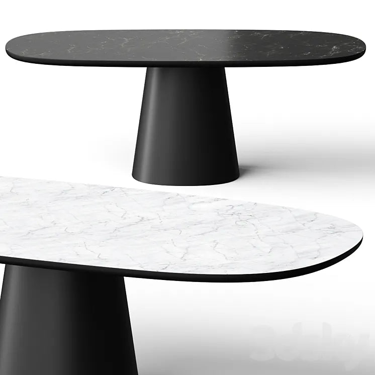 B&B Italia Allure O Dining Table 3DSMAX Model