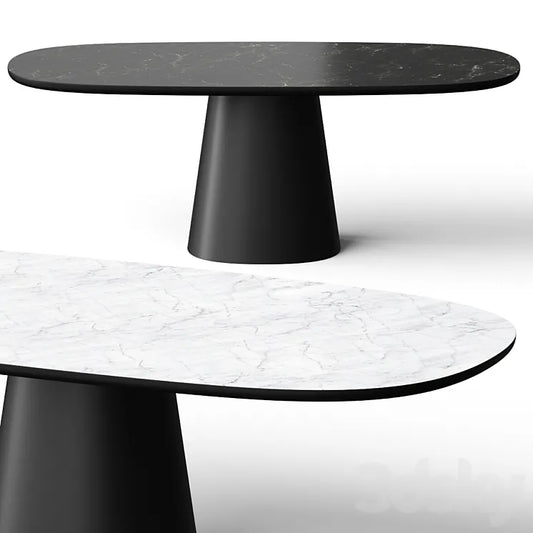 B&B Italia Allure O Dining Table 3DSMAX Model