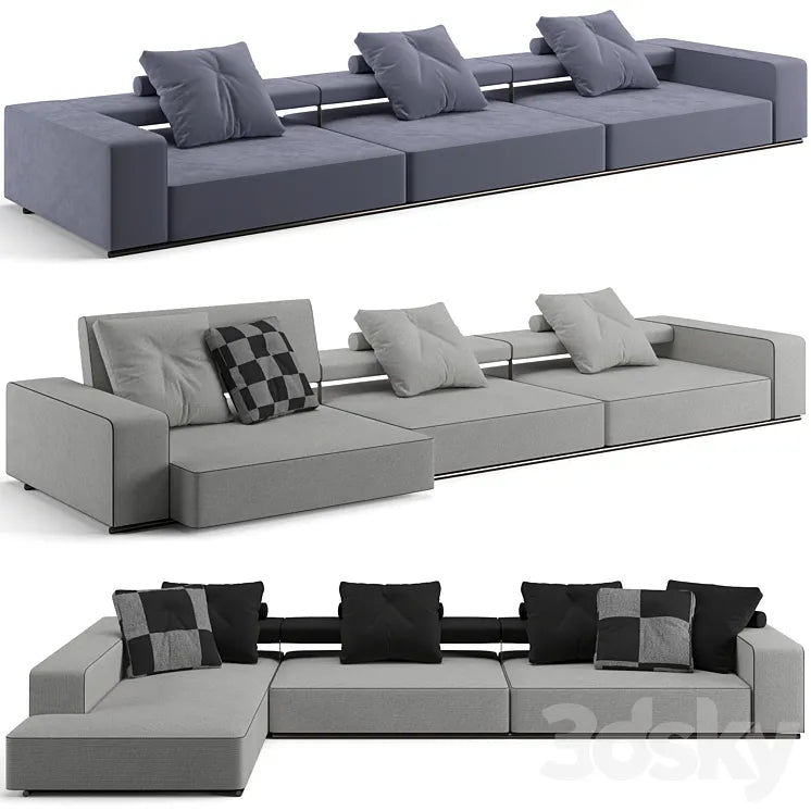 B&B Italia Andy sofa 412 cm 3DSMAX Model