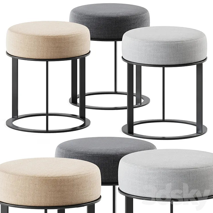 B&B Italia Frank Ottoman / Pouffe 3DSMAX Model