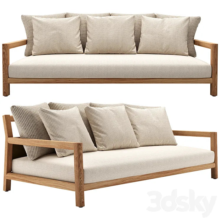 B&B Italia Pablo Outdoor Sofa 3DSMAX Model