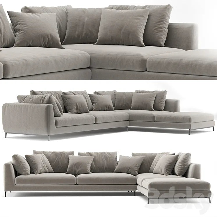 B&B Italia - Ray Sofa 3DSMAX Model