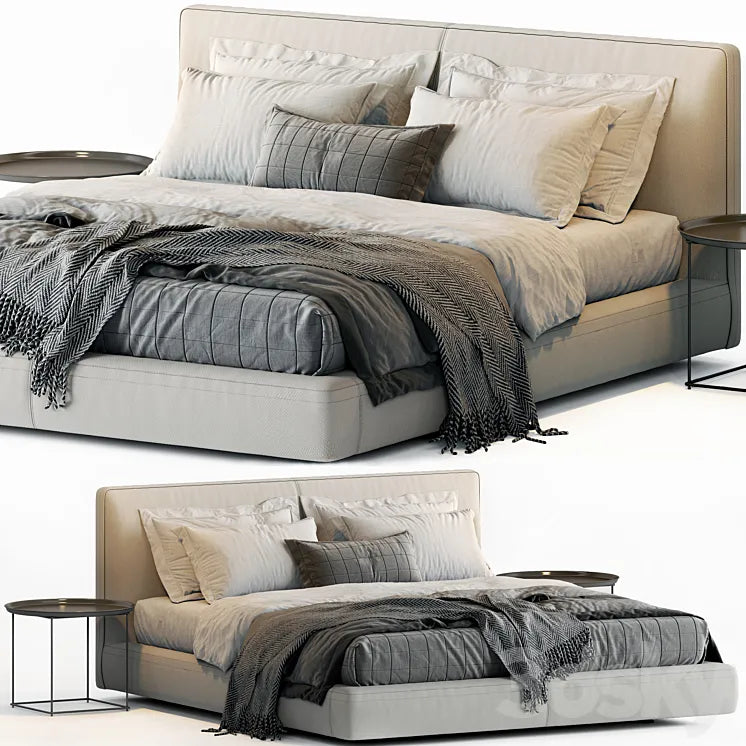 B&B Italia Richard Bed 3DSMAX Model