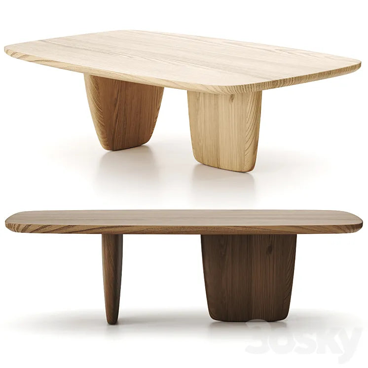 B&b Italia Tobi-Ishi Table Barber Osgerby 3DSMAX Model
