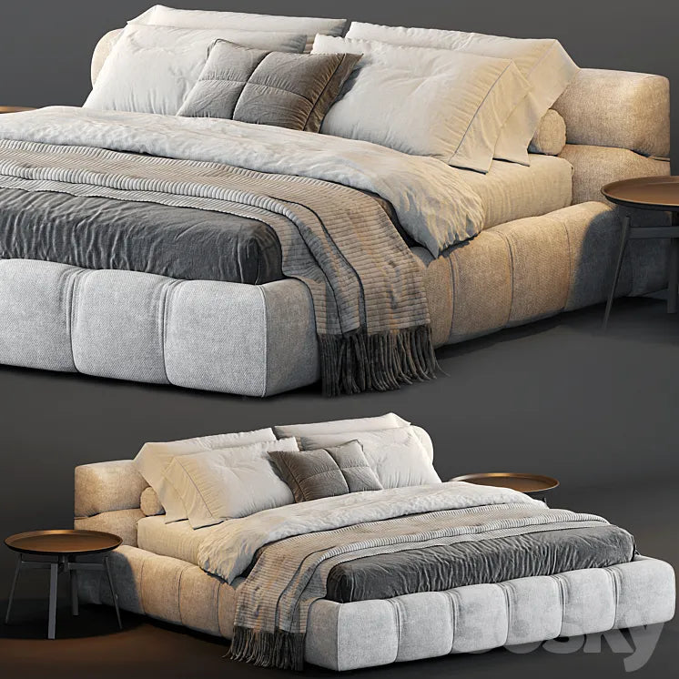 B&B Italia Tufty Bed 3DSMAX Model