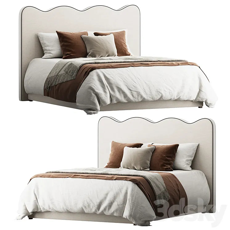 Beatrix bed 3DSMAX Model