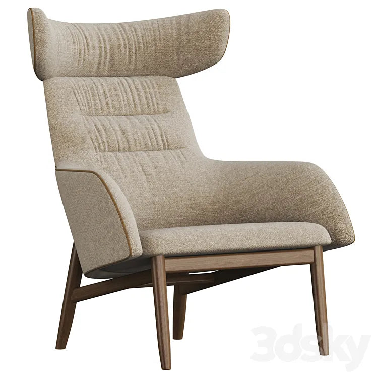 BEATRIX HIGH BACK EASY CHAIR 3DSMAX Model