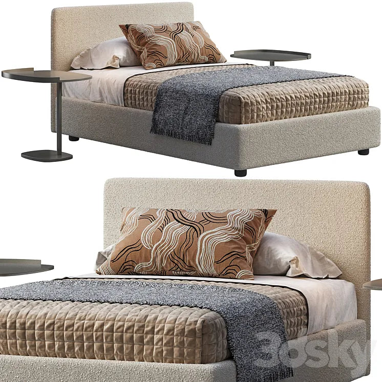 Bed Flou Notturno 3DSMAX Model
