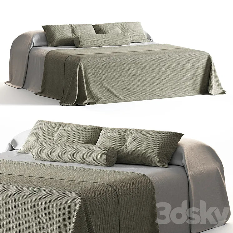 Bed linen zara home 11 3DSMAX Model